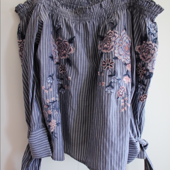 American Eagle Off The Shoulder Blouse - Picture 1 of 5